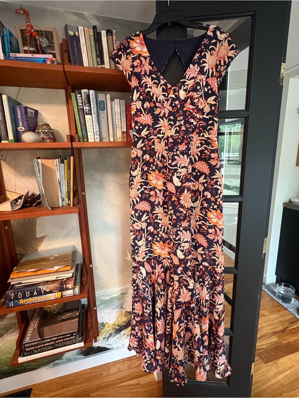 Anthropologie Leifsdottir Bruna Silk Floral Mermaid Maxi Dress Sz 4
